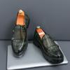 Модные мужские формальные кожаные туфли монки ручной работы с двойными пряжками, свадебные деловые туфли-оксфорды для платья, мужские роскошные зеленые туфли-дерби