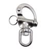Snap Shackle 316 Stainless Steel Swivel Shackle Sailing Halyards Quick Release Snap Hook Boat Shackles Sailboat Hardware