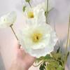 Large Fake Poppies Beautiful Artificial Flowers Silk Flower Poppies branch  New Year's Decor