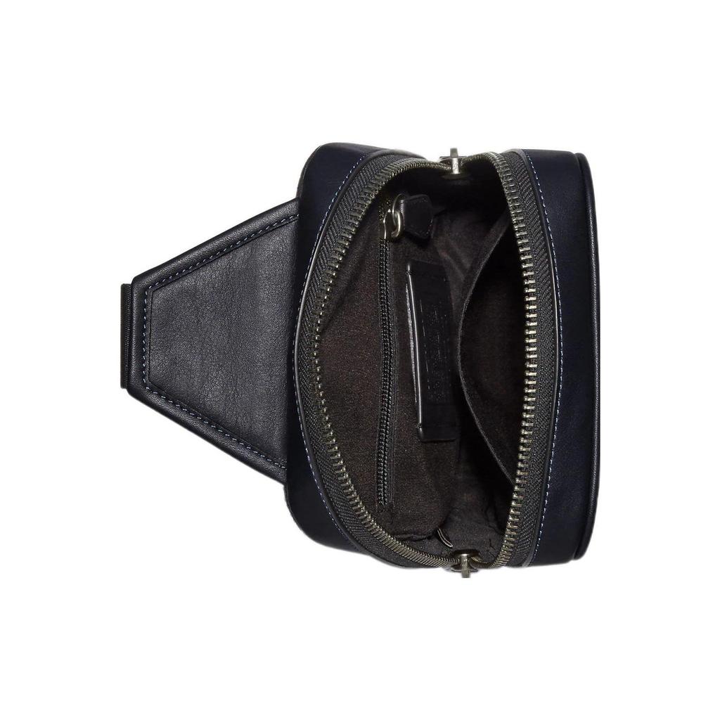 Coach Sullivan 16 Classic Monogram Multifunctional Pocket Zipper Closure Small Calfskin Chest Bag Waist Bag Crossbody Bag Small Men Bags CJ583-QBVRN