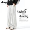 JEEP Men's Relaxed Fit Casual Straight-Leg Trousers