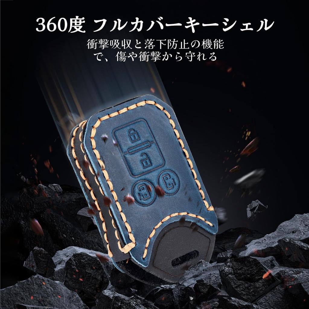 Кожаный чехол для ключей Suzuki, совместимый с Suzuki New Spacia Wagon r Hustler Jimny