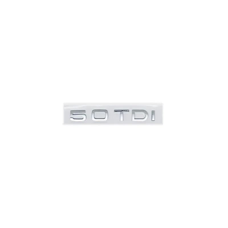 3D ABS Letters 2.0TDI 2.5TDI 3.0TDI 35TDI 40TDI 45TDI 50TDI Emblem for 4UYEF A1 A3 A4 A5 A6 A7 A8 Q2 Q3 Q5 Q7 Car Trunk Sticker