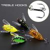 Ice Fishing Bait Know Bait 4 Color Metal Fishing Hook Ice Fishing Plastic Fishing Bait Hard Bait