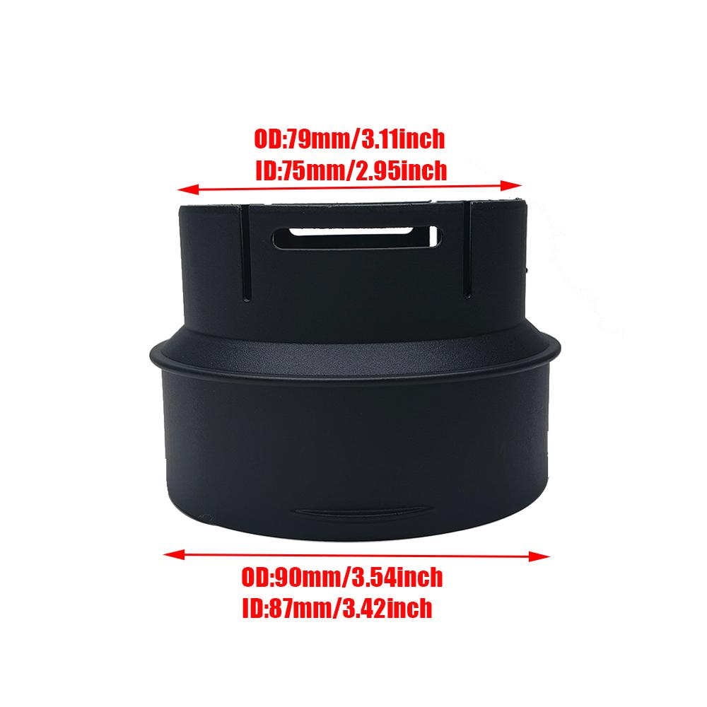60/75/80/90mm Car Heater Ducting Reducer Hose Tube Connector Heater Ducting Pipe Joiner Connector for Eberspacher or Webasto