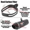 For Yoshimura R77 Exhaust Tail Pipe Carbon Fiber Fixed Clamp Stainless Steel Fixed Ring Exhaust Fixing Clip With Bolt and Nut