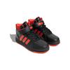 Adidas Neo Postmove Mid Модные Повседневные Прочные Поддерживающие Впитывающие Пот Высокие Кеды для Скейтборда Детские Кроссовки Черно-Красные IE4245