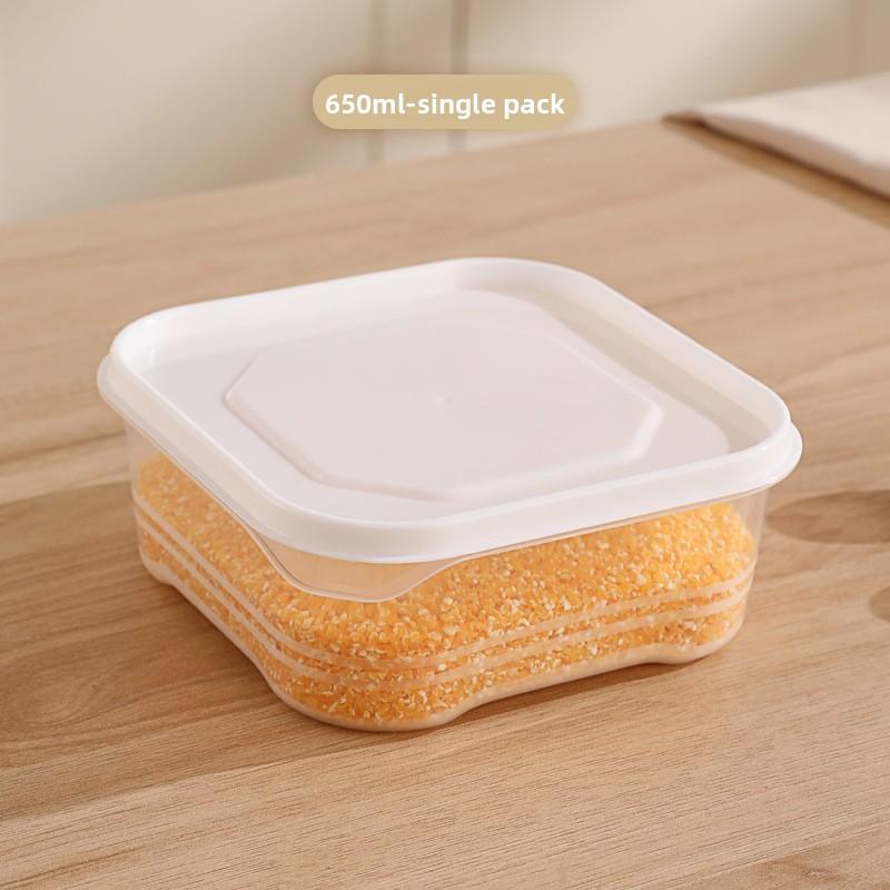 Пластиковый контейнер для хранения свежих продуктов, прямоугольный, для пикника, поднос для бенто, коробка для хранения в холодильнике/морозильнике, ресторанная тарелка