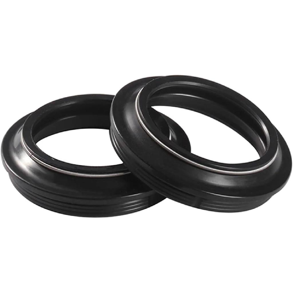 Front Fork Oil Seal & Dust Cover For KLX250S KLX250 KLX300 KLX300SM KLX300R ZX14R ZX1400 Ninja H2R ZX1000 2012-21 2022(2pcs oil 2pcs dust)