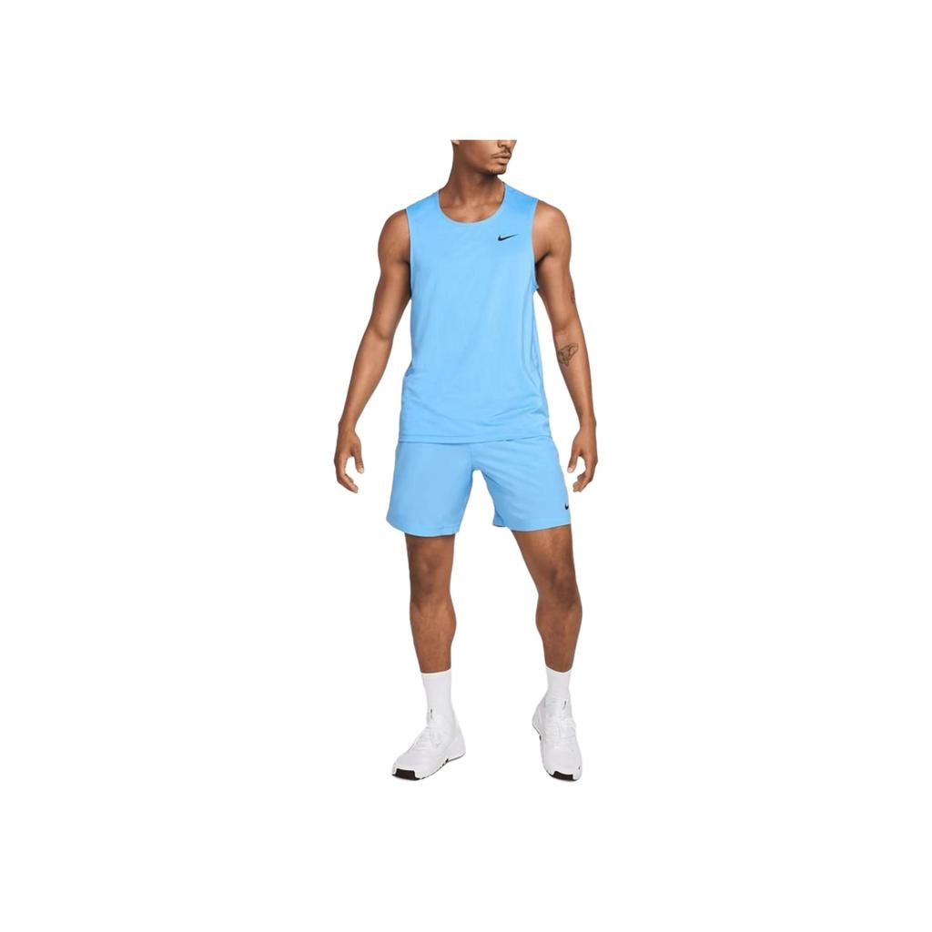 Nike Мужской жилет с логотипом Dri-Fit Ready, с круглым вырезом, пуловер, топ DV9813-412
