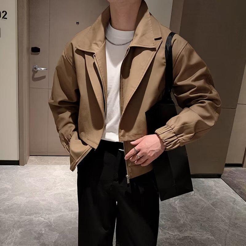2024 Men's Spring/Autumn High Street Fashion Loose Jacket: Japanese Korean Style