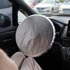 Солнцезащитный чехол на руль автомобиля, ткань с серебристым покрытием, солнцезащитный козырек, чехол на руль автомобиля, солнцезащитный, изоляционный, аксессуары