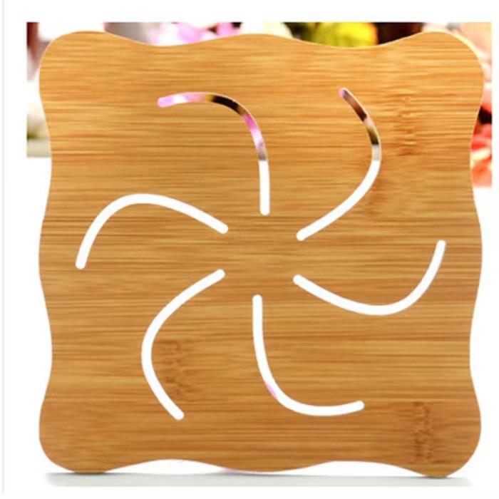 Creative Wooden Dining Table Insulation Mat, Water Cup Mat, Cartoon Dining Table Anti Slip Mat, Cute Creative Dining Table Insulation Mat