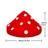 Мультяшная шляпа гриба в горошек Удобная для Хэллоуина Элегантная шапка для костюма