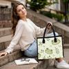 Cute Frog Print Tote Bag Fashion Daily Casual Carry All Shoulder Handbag for Ladies