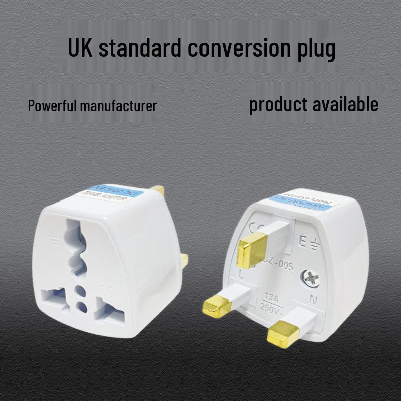 Universal Adapter: EU/US/Malaysia to UK Plug Converter
