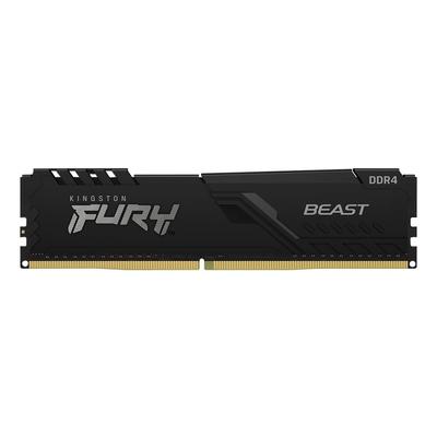 Оперативная память Kingston FURY для настольного ПК DDR4 8 ГБ x Kingston FURY Beast CL17 Пожизненная гарантия, 3600 МТ/с, 4, KF436C17BBK4/32,