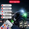 Universal Colorful Flashing Warning Light For Cars And Motorcycles Drone Pilot Light Rechargeable Wireless Car Flashing Lig Y9I3