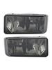 Pair Front  Fog Light Lamps With Bulbs For Chevy Silverado 2007-2013 Smoked Lens