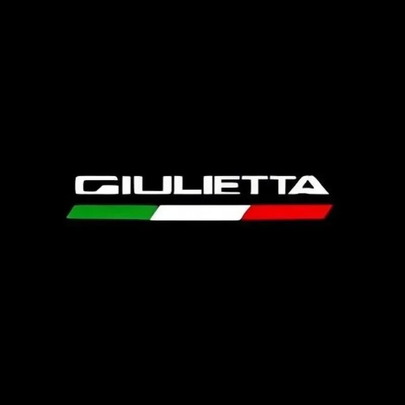 Car Stickers For Alfa Romeo 2X For Alfa Romeo Giulia 952 159 166 GT Giulietta Tonale Mito Stelvio 949 Spider LED Car Welcome Log
