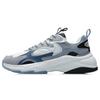Li Ning износостойкие низкие беговые кроссовки мужские белые с синим AGCR205-3
