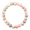 New modern bead string, personalized stone bracelet, pink 8mm red network bracelet.