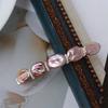 French-style retro spring clip with natural freshwater baroque pearls, a simple and elegant hair accessory for styling updo hairstyles