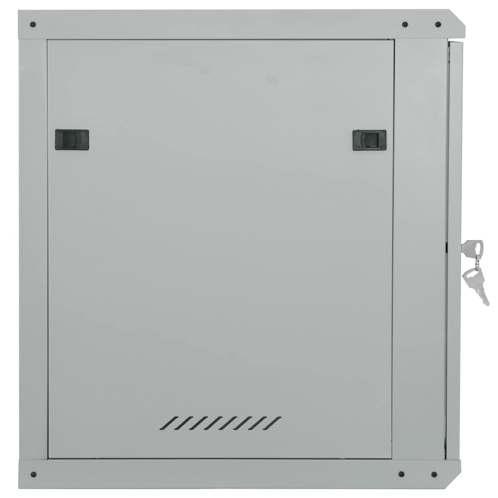 Network Cabinet with Storage Gray 60 x 45 x 65 cm Steel