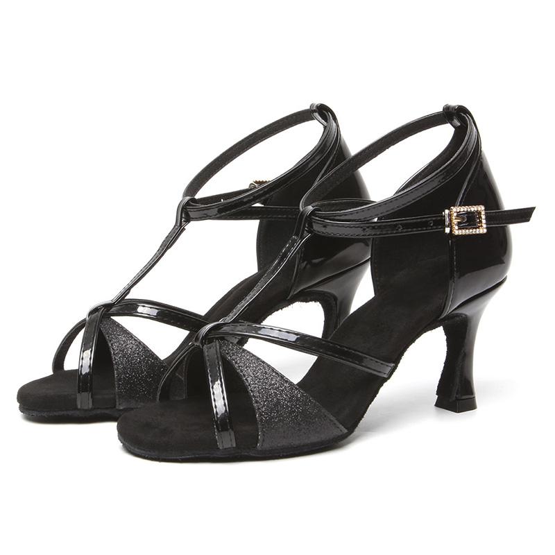 Туфли для латинских танцев на высоком каблуке 7 см, женские туфли для бальных танцев, туфли для танго и сальсы