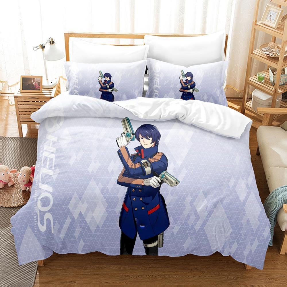 3D Cartoons Game Helios Rising Heroes Bedding Collection Single Twin Full Queen King Size Bed Collection Adult Kid Bedroom Duvet Cover Collections