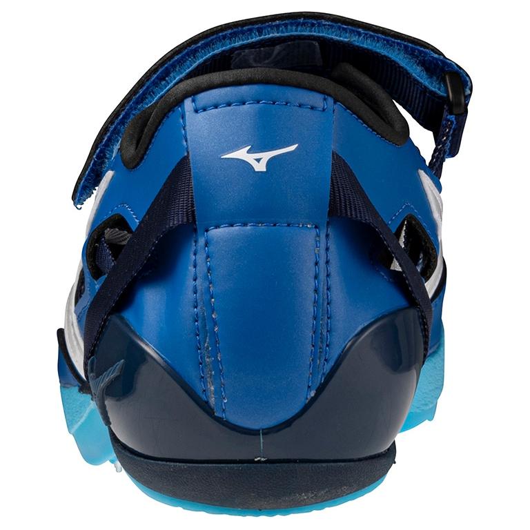 Mizuno Нескользящие Износостойкие Низкие Спринтерские Беговые Кроссовки Унисекс Синий Белый Mizuno U1GA240001