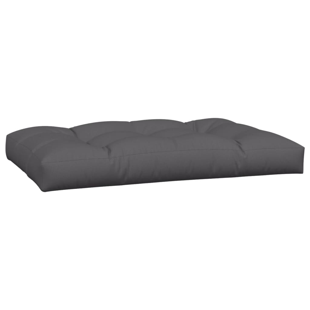 7 Piece Pallet Cushions Anthracite Fabric