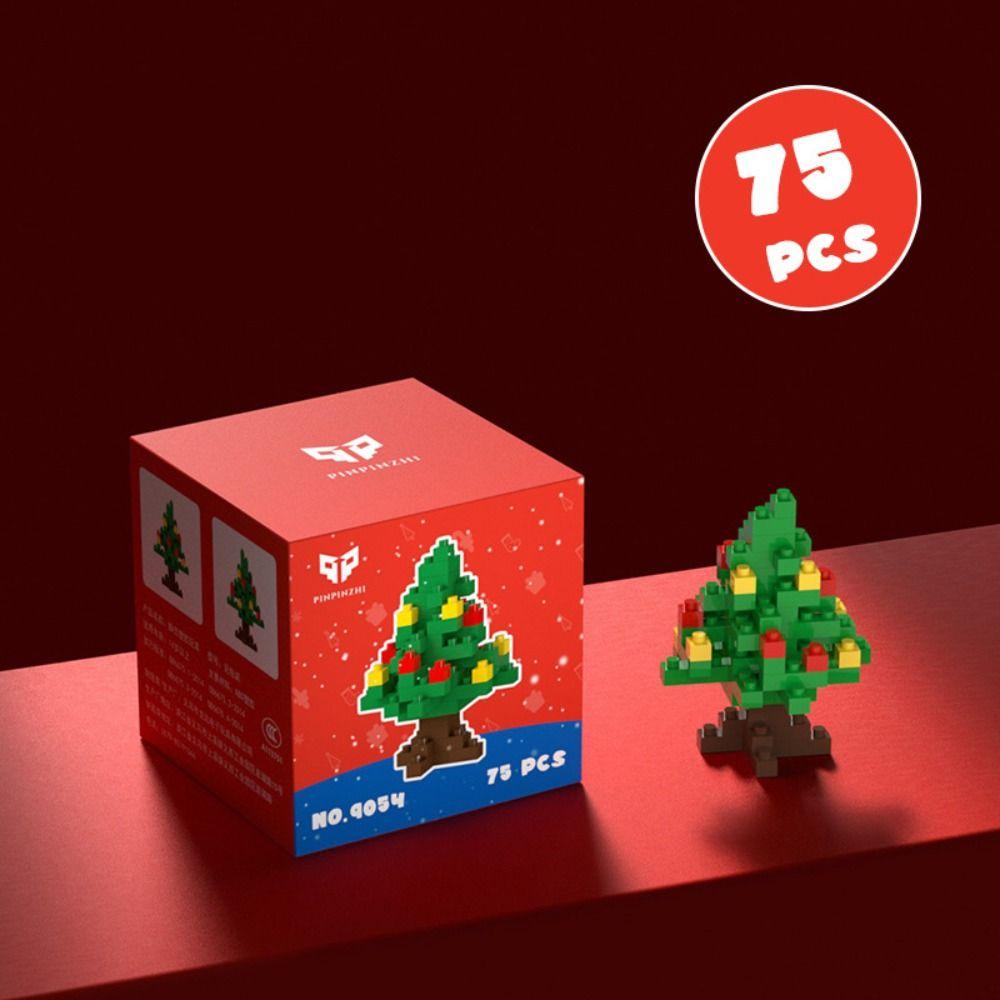 Cartoon Santa Claus Building Blocks Mini Christmas Doll Xmax Gift Action Figures Model  Party