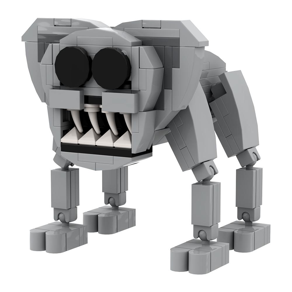 MOC Новая игра ужасов Zoonomaly Модель из кубиков Животное-ужастик Кошка Слон Коала Обезьяна Строительные блоки Зоопарк ужасов Сборные игрушки Подарок