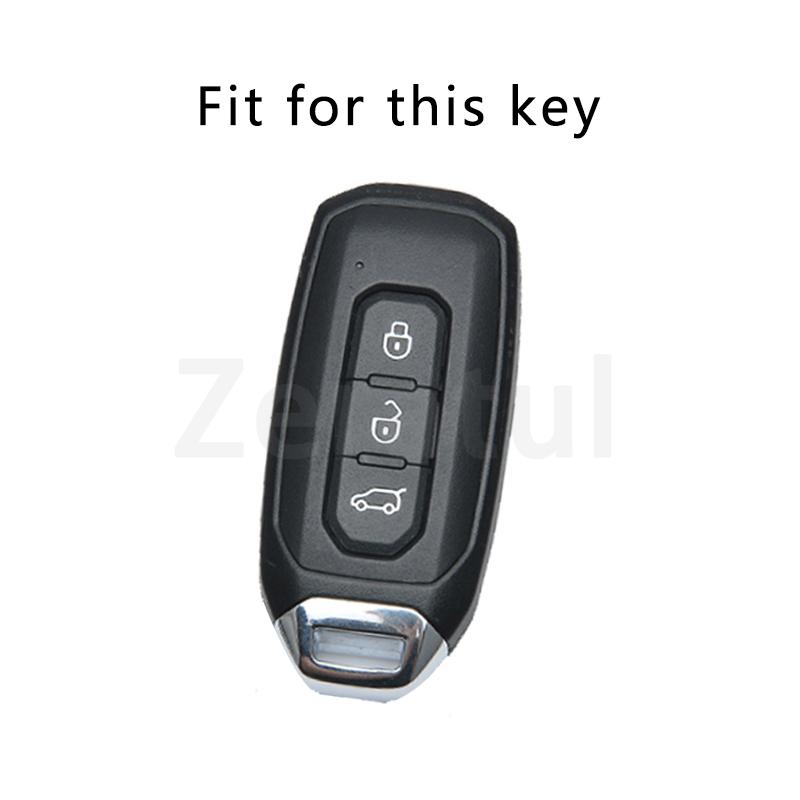 Автомобильный смарт-чехол-сумка из ТПУ и кожи для брелока-ключа Ford Territory Ev, держатель-чехол, защитные аксессуары