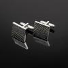 Мужские запонки, классические квадратные круглые глянцевые запонки для костюма, рубашки для свадебной вечеринки, аксессуары