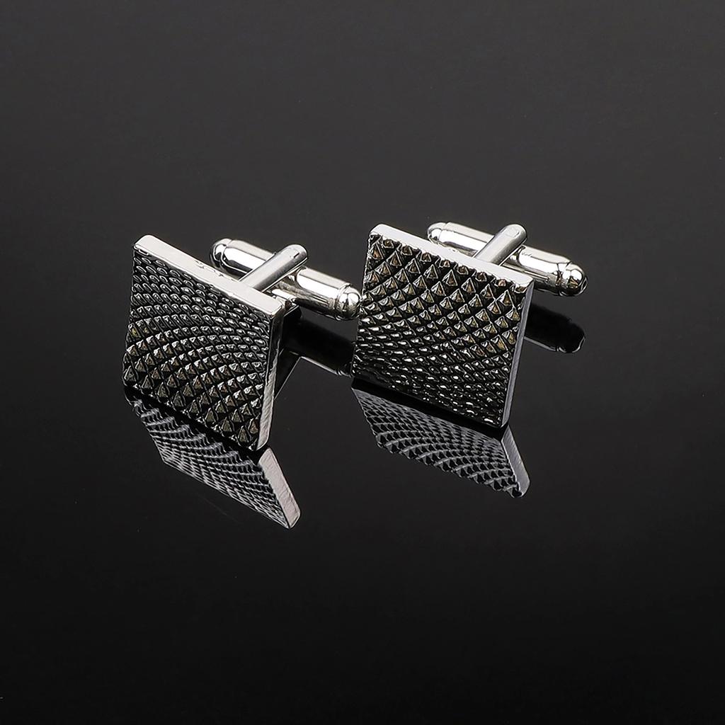 Мужские запонки, классические квадратные круглые глянцевые запонки для костюма, рубашки для свадебной вечеринки, аксессуары