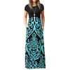 Stunning Women Boho Floral Long Maxi Dress For Cocktail Parties And Summer Events