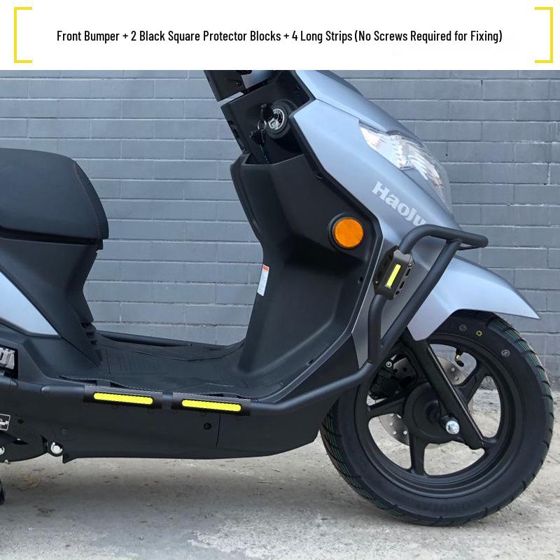 Защитные дуги Haojue Tiger Shark VX125 HJ125T-52: Передний/Задний Бамперы, Модифицированные Детали Противоударные.