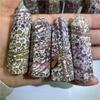 Красный Леопардовый Камень Шестигранный Хрустальный Столб Украшение