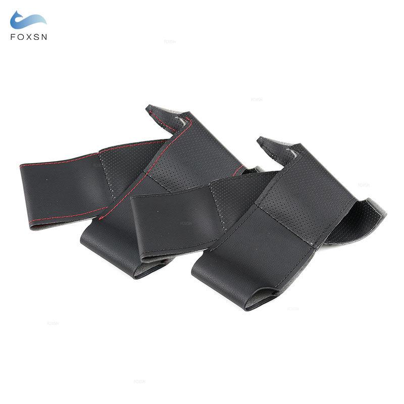 Автомобильный плетеный чехол на руль для Mazda CX-5 CX5 6 Atenza 2014, новинка Mazda 3 CX-3 CX3 Scion iA 2016, перфорированная микрофибра