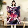 1PC Oshi No Ko Patterned Flannel Blanket Suitable For All Seasons For Home Decor Warmth And Comfort Gifts Holiday Present
