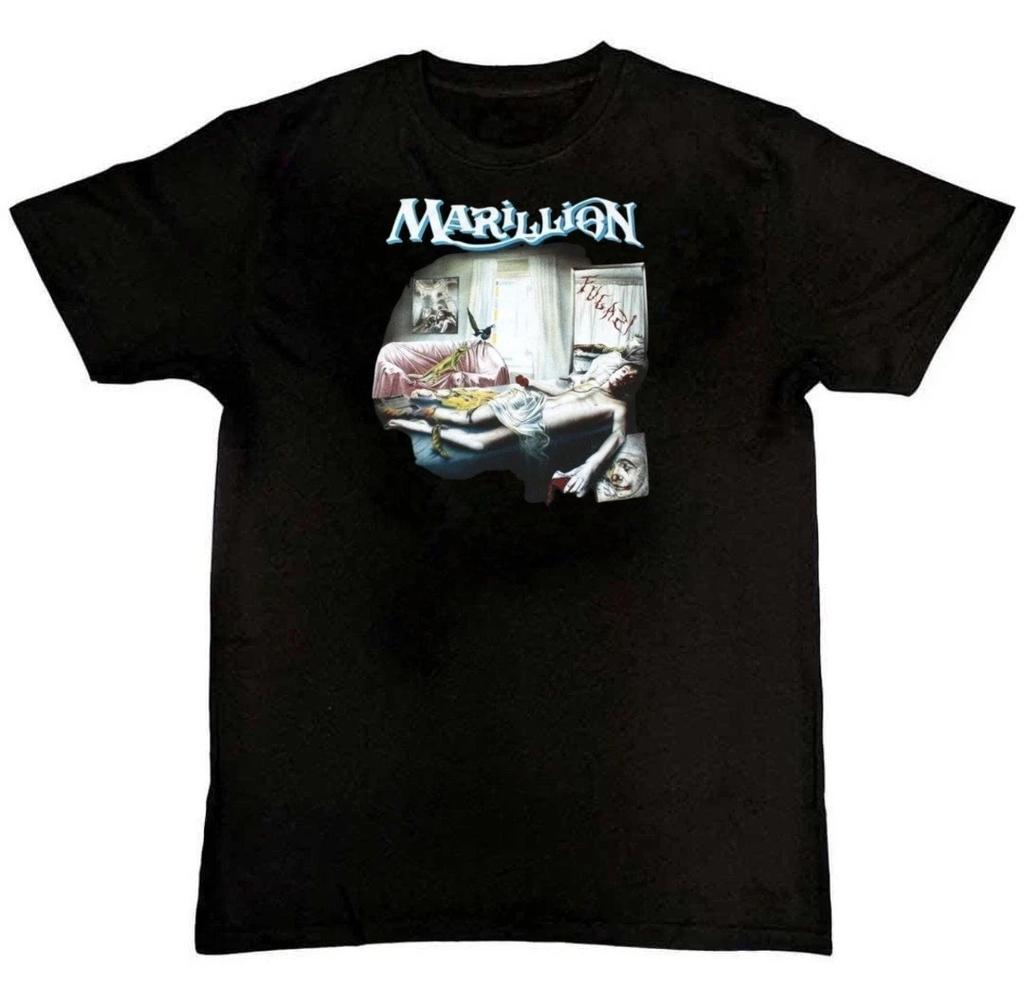 MARILLION FUGAZI Графический принт Унисекс Мужская футболка 100% Хлопок Мужские футболки Топ