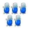 3D Fridge Magnet 5Pcs Mini Resin Turtle Refrigerator Magnet, Colorful Tortoise Kitchen Home Office Locker Decorative Accessories Magnets