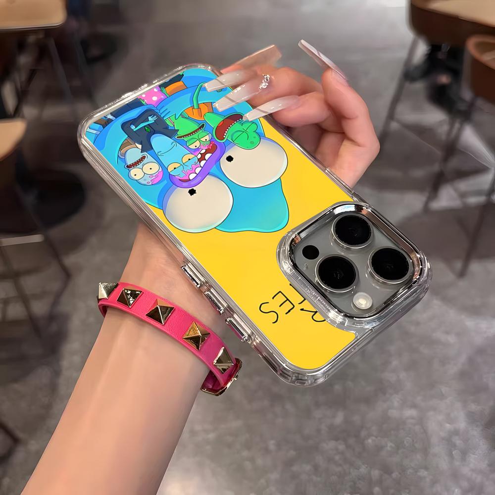 Cartoon S-Solar OppositesES Phone Case For IPhone 17 Air 16 15 14 13 12 11 Pro Pro Max Plus Transparent Soft Cover