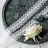 Элегантная кружевная лента, тесьма, полиэстер, кружево, декоративные завязанные цветы, бант, лента, шпилька для волос, аксессуары ручной работы, поделки, изготовление лент