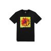 Vans Floral Print Loose Casual Round Neck Short Sleeve T-Shirt Unisex Tops Black VN0A54KTBLK