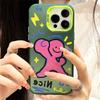 Zhitai Frosted Laser Cartoon Phone Case for iPhone 12 Pro Max, 13, 14, 14 Pro, and 16