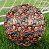 One Piece Print Size 5 Soccer Ball, Standard Match Football for Sports Game and Team Practice, Ideal Gift for Soccer Fans