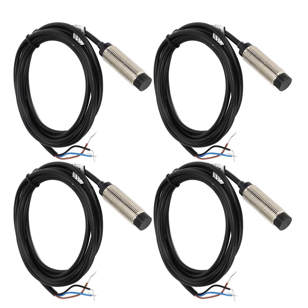 4 комплекта индуктивных датчиков приближения 12 мм зонд NPN 3 провода NO контакт 4 мм датчик обнаружения приближения